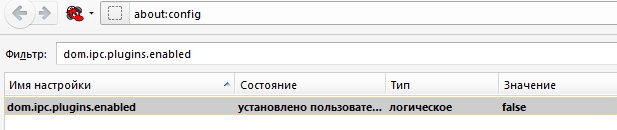 Изменение параметра