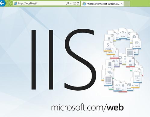 iis8 - стартовая страница в Windows 8