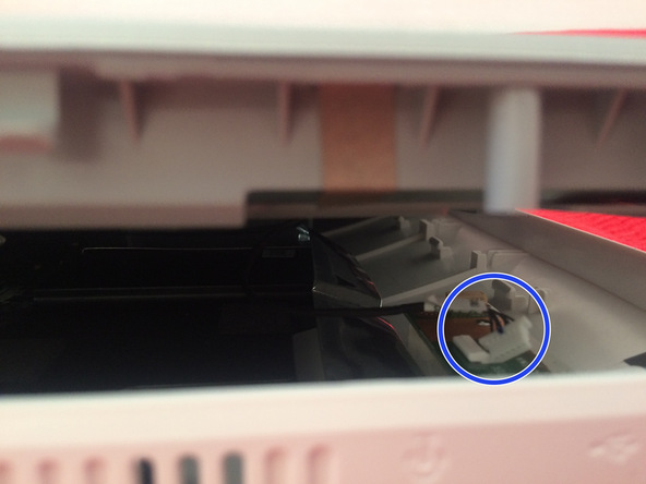 There is an also connector to display from motherboard and do not hurry to lift up display