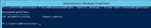 Find-AdmPwdExtendedRights