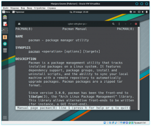 Manjaro pacman 18