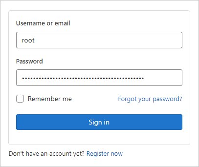 Меняем пароль для администратора gitlab